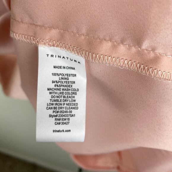 NWT Trina Turk Amuse Dress Size 12 Pink Wedding Guest Mother of Bride Groom - Picture 12 of 14